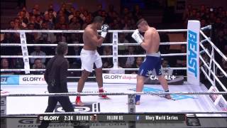 GLORY 22 Rico Verhoeven vs Benjamin Adegbuyi Full Video [upl. by Anaujnas]