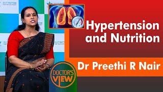 Hypertension and Nutrition  Dr Preethi R Nair  Health  Kaumudy [upl. by Colwell537]