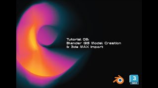 T08  Blender GIS and Model Export and Import to 3DS MAX [upl. by Maria]