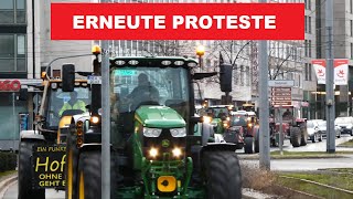 Bauernprotest Nürnberg Hauptbahnhof und Plärrer [upl. by Aloisius]