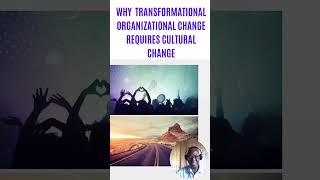 Why Transformational Organizational Change Requires a Change in Culture organizationalchange [upl. by Lleynad929]