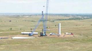 Full Length time lapse 15 MW wind turbine installation at the National Renewable Energy Laboratory [upl. by Haldeman322]