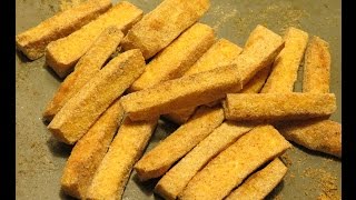 Baked Tofu Fries recipe [upl. by Thornburg]