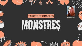 🧛 Les Tarots et Oracles flippants avec des monstres dans ma collection tarotsetoraclesflippants [upl. by Allcot]