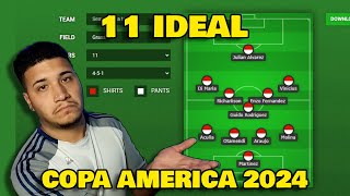 MEJOR 11 DE AMERICA  COPA AMERICA 2024 [upl. by Aerdnaxela]