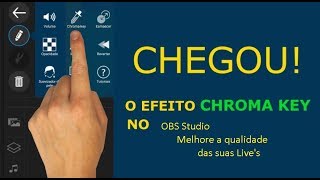 Efeito quotChroma Keyquot para  Obs studio  e suas quotLivesquot [upl. by Ydasahc]