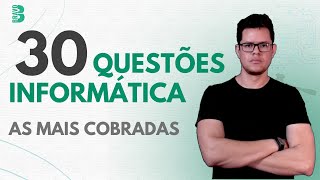 QUESTÕES MAIS COBRADAS EM CONCURSOS  INFORMÁTICA PARA CONCURSOS [upl. by Sholom]