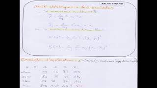 LA STATISTIQUE DESCRIPTIVE S1 LA MOYENNE ET VARIANCE CONDITIONNELLE [upl. by Estus]