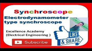 Weston type synchroscope Electrodynamometer type synchroscope [upl. by Ocirema]