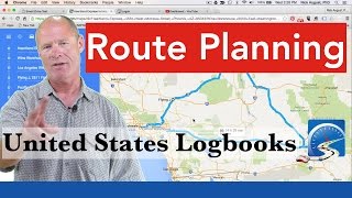 How to TRIP PLAN in the United States for CDL Drivers Learning to Navigate  Logbooks [upl. by Arsuy]