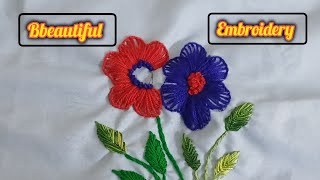 handwork  Diy  embroidery for beginner Fun with shahnaz [upl. by Imoen465]