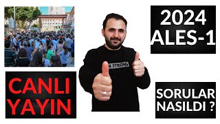 2024 ALES 1 Matematik Soruları Nasıldı  2024 Ales sorularını yorumluyoruz 2024ales1 [upl. by Ilellan]