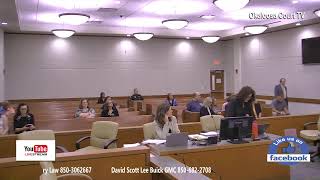 Okaloosa Court TV October 28 2024 AFTERNOON Session [upl. by Elleda860]