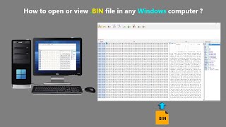 How to open or view BIN file in any Windows computer [upl. by Slavin819]