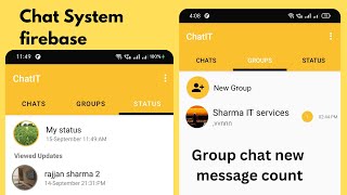 chat app firebase android studio [upl. by Wight901]