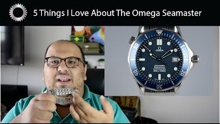 5 Things I Love About The Omega Seamaster  Federico Talks Watches [upl. by Penney859]