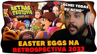 PROCURANDO EASTER EGGS NA RETROSPECTIVA ANIMADA 2023 DO CASTANHARI [upl. by Mitchiner266]