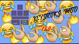 HOW TO INSTALL KEYSTROKES show your CPS 189  Minecraft [upl. by Nirrok903]