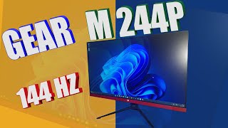 GEAR M244 P MEJOR MONITOR económico DE 144 HZ 👌🈹 [upl. by Enneiviv]