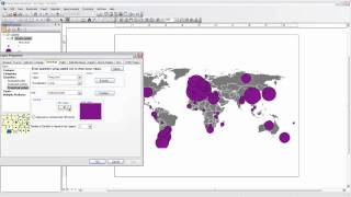 36 Making Proportional Point and Line Symbols with ArcMap [upl. by Forest]