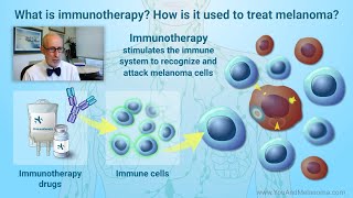 How is melanoma treated with immunotherapy [upl. by Ateuqram553]