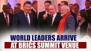 Kazan Russia  BRICS Summit 2024World leaders Delegations arrive to the BRICS summit venue [upl. by Down]