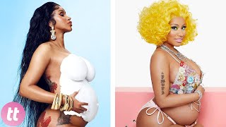 Celebrity Pregnancy Reveals That Left Us Shook [upl. by Noirrad73]