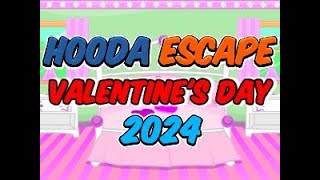 Hooda Escape Valentines Day 2024  Walkthrough  Hints  Cheats [upl. by Becket]