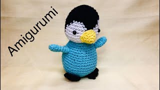 Penguin Crochet Amigurumi Presentation of results Pattern info in description [upl. by Llehcim]