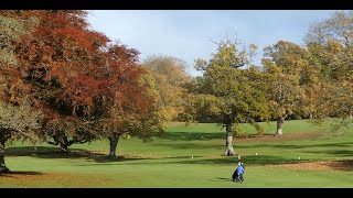 Autumn Golfers On Visit To Murrayshall Scone Perth Perthshire Scotland [upl. by Nivk]