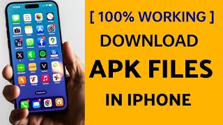 100 Working How To Download APK Files on iPhone  How To Install APK on iOS iOS 174 [upl. by Didi]