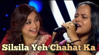 Indian Idol 15  Silsila Yeh Chahat Ka  Myscmme Bosu  Shreya Ghoshal  Neeti Mohan Vishal Dadlani [upl. by Notslah]