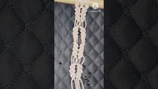 Micron Wall Hanger Tutorial macrame shorts wallhanging [upl. by Snowber]