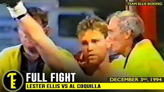 IBO WORLD TITLE FIGHT  LESTER ELLIS VS AL COQUILLA  FULL FIGHT [upl. by Lanfri]