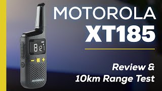 Motorola XT185 WalkieTalkie  10km Range Test amp Review [upl. by Eileek]