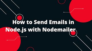 Nodejs Express amp MongoDB Tutorial in Hindi 20 Send Emails with Nodemailer in Nodejs 📧 [upl. by Culosio]