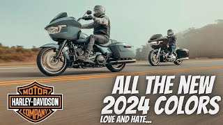 All the 2024 colors  Rich buys the new cvo Road glide st [upl. by Wills985]