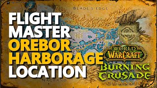 Orebor Harborage Flight Master Zangarmarsh WoW TBC [upl. by Allac301]