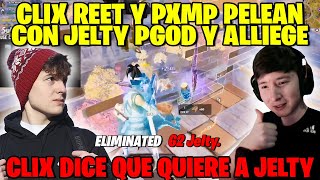 CLIX REET Y PXMP VS JELTY PGOD Y ALLIEGE CLIX DICE QUE QUIERE A JELTY  CLIX DICE QUE QUIERE A JELTY [upl. by Gerc]