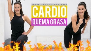 Quemar grasa y eliminar los rollitos  Cardio para adelgazar [upl. by Schwartz]