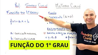 FUNÇÃO DO 1º GRAU  COMO CONSTRUIR GRÁFICO  RAIZ DA FUNÇÃO [upl. by Webb]