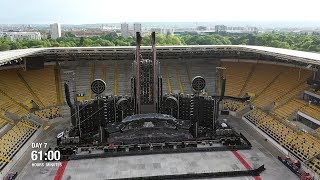 Rammstein  Europe Stadium Tour Time Lapse [upl. by Ellimahs]