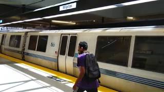 Milpitas BART Opening Day  Berryessa and Richmond Trains Departing [upl. by Abra]