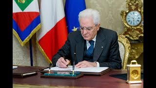 Il Presidente Mattarella ha firmato il decreto di scioglimento delle Camere [upl. by Pastelki546]