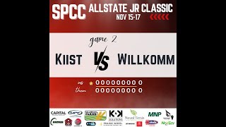 SPCC game 2 Kiist vs Willkomm [upl. by Ardnasyl]