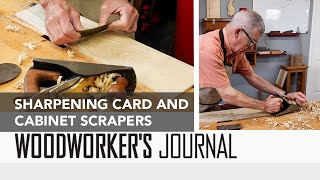 Burnishing and Using Cabinet Scrapers [upl. by Elias]