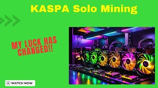 KASPA Solo Mining and Farm Update 512024 [upl. by Zolner]