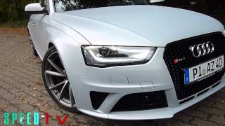 Walkaround new Audi RS4 Avant B8 2012  EngineReport [upl. by Eelimaj]