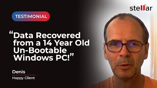 Customer Testimonial Lost Data Recovered from a 14 Year Old UnBootable Windows PC [upl. by Calondra694]