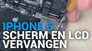 iPhone 6 scherm en LCD vervangen  Fixjenl [upl. by Einnoj]